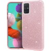 Oem Glitter Case Shining Cover Χρυσόσκονη  ΓΙΑ Samsung Galaxy A42 5G Ροζ