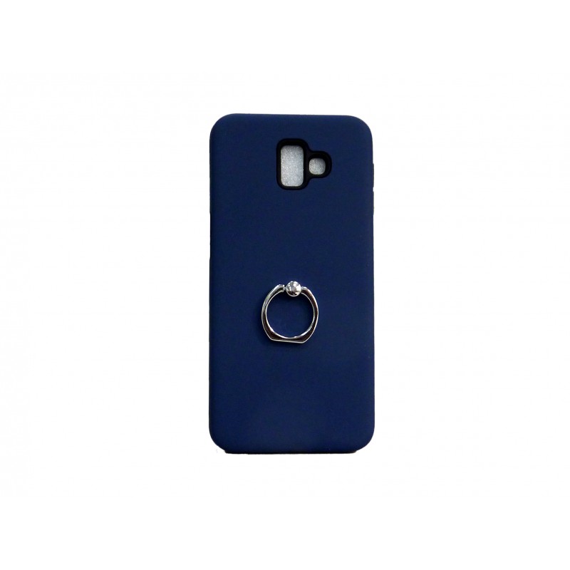 OEM Hard Back Cover Ring Stand Case Σκληρή Θήκη με Δαχτυλίδι Στήριξης Για Samsung Galaxy J6 2018  Γκρι