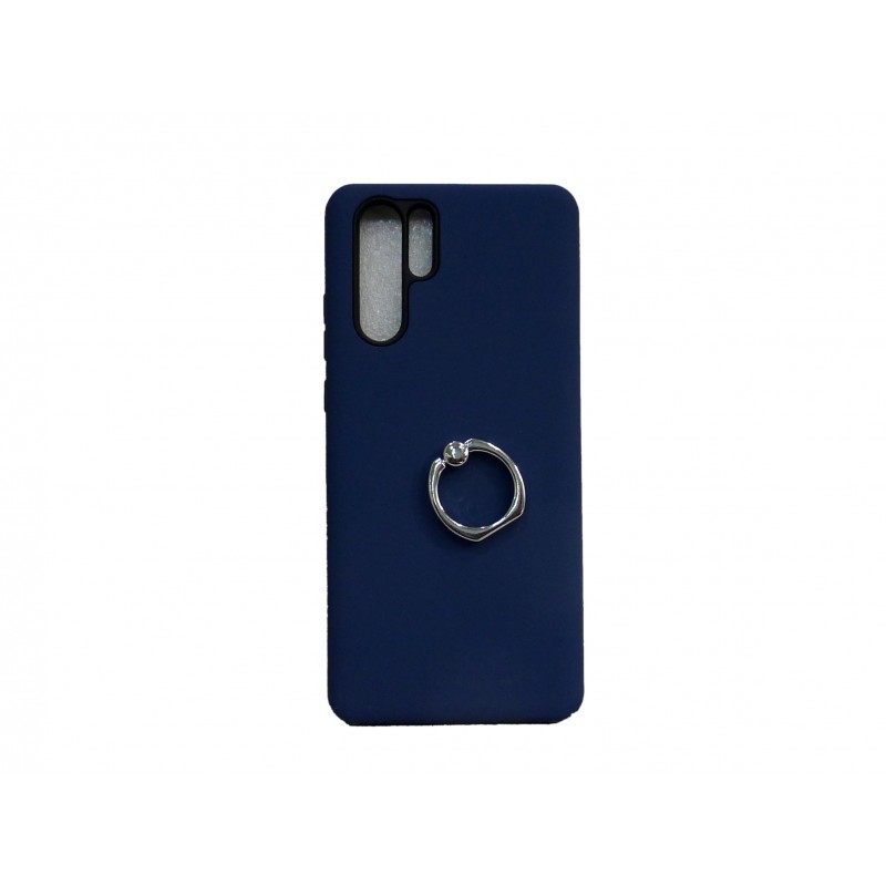 OEM Hard Back Cover Ring Stand Case Σκληρή Θήκη με Δαχτυλίδι Στήριξης Για Huawei P30  Γκρι