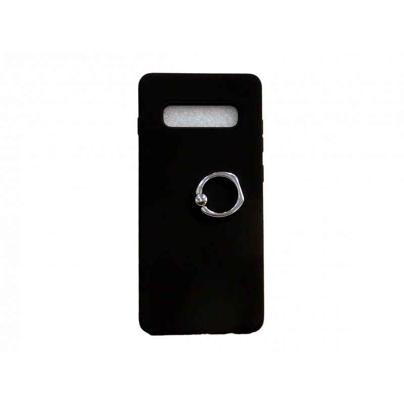 OEM Hard Back Cover Ring Stand Case Σκληρή Θήκη με Δαχτυλίδι Στήριξης Για Samsung Galaxy S10  Μαύρο