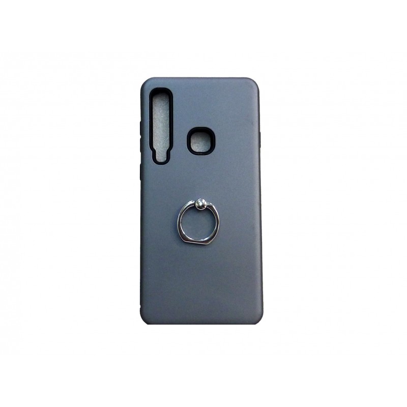 Oem Hard Back Cover Ring Stand Case Σκληρή Θήκη με Δαχτυλίδι Στήριξης Για Samsung Galaxy A9 2018 / A9s  Γκρι