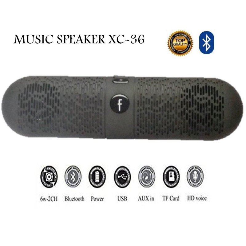 OEM Φορητό ψηφιακό Bluetooth MUSIC SPEAKER XC-36 Μαύρο