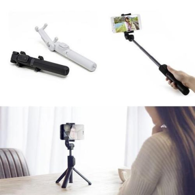 MINI SELFIE STICK COMBO BLUETOOTH ΑΣΠΡΟ