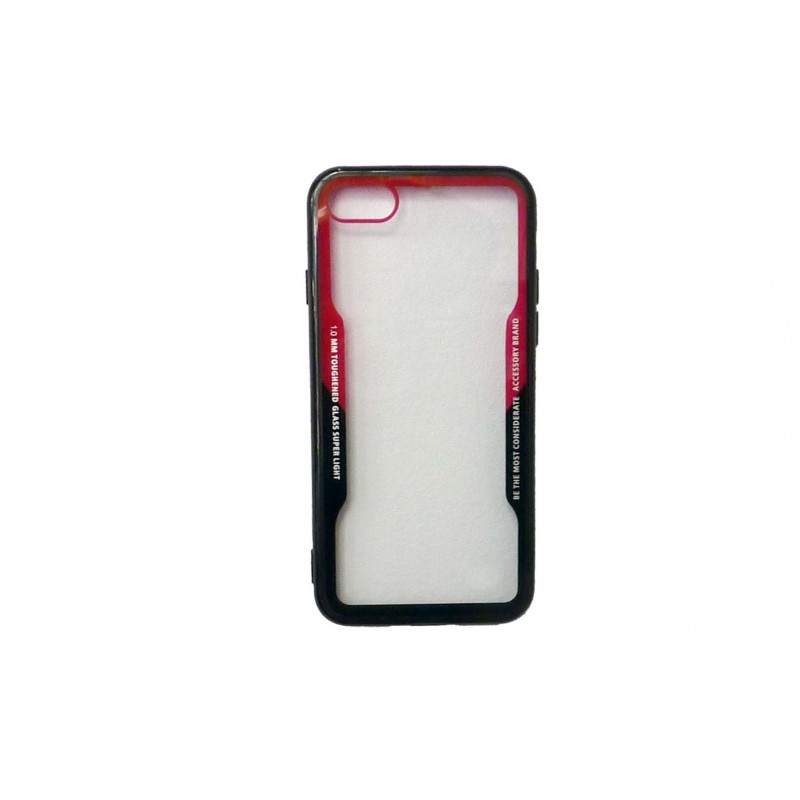 Θήκη Toughened Glass Super Light Cover Για Apple iPhone 6 / 6s  Κόκκινο