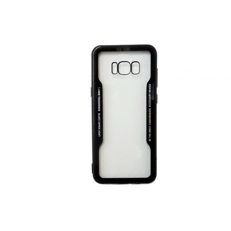 Θήκη Toughened Glass Super Light Cover Για Samsung Galaxy S8 Plus  Μαύρο