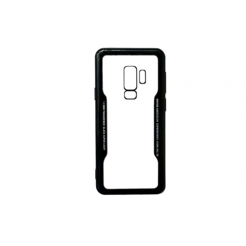 Θήκη Toughened Glass Super Light Cover Για Samsung Galaxy S9 Plus  Μαύρο