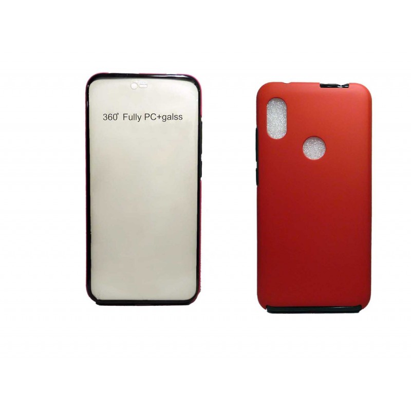 OEM Θήκη Σιλικόνης Full Cover Για Xiaomi Redmi 7  Κόκκινο