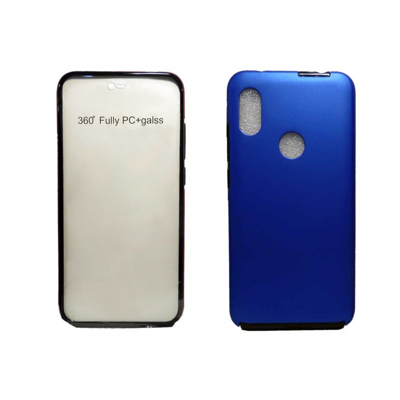 OEM Θήκη Σιλικόνης Full Cover Για Xiaomi Redmi 7  Μπλε