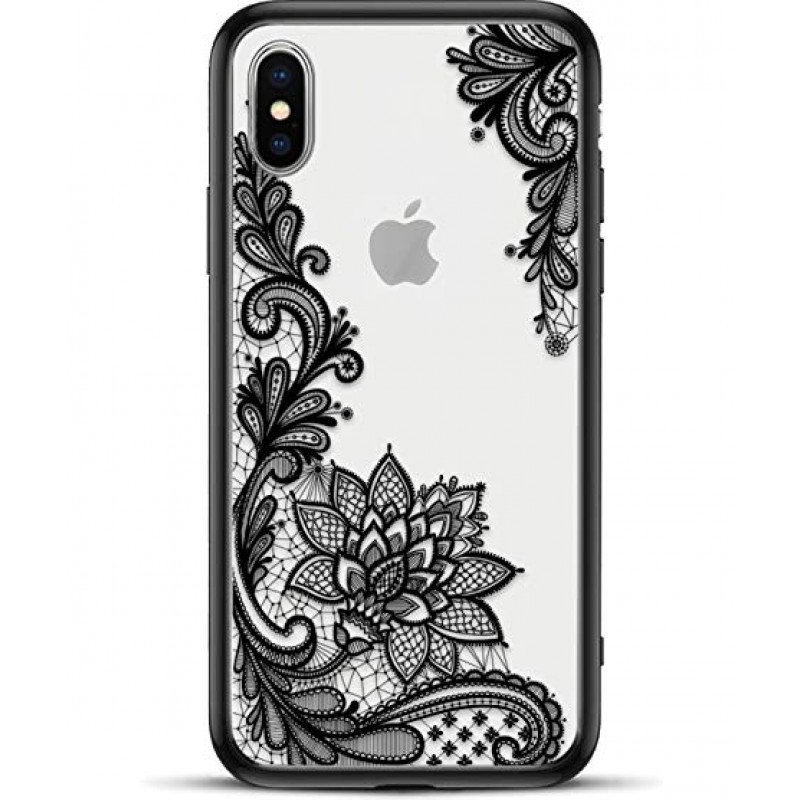 Oem Θήκη Σιλικόνης Με Σχέδιο Mandala Για     Apple iPhone XS Max