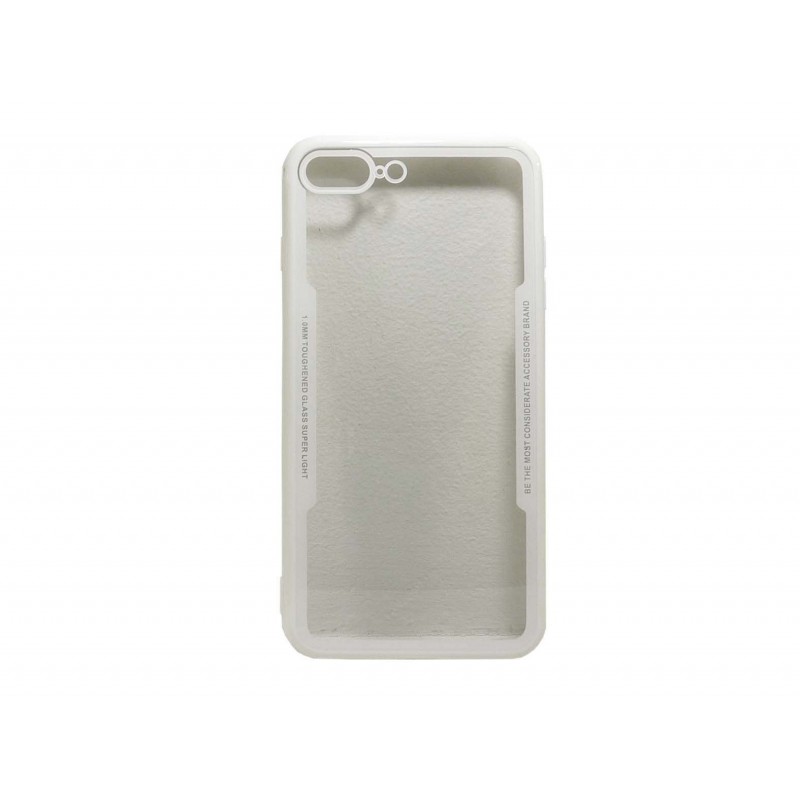 Θήκη Toughened Glass Super Light Cover Για Apple iPhone 7/8 Άσπρο