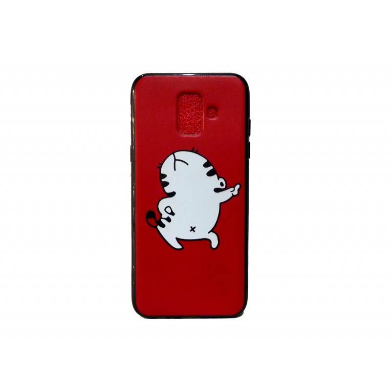  OEM Back Cover Σιλικόνης με Σχέδιο Για Samsung Galaxy J4 2018  Σχέδια