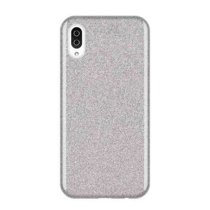 Oem Glitter Case Shining Cover Χρυσόσκονη ΓΙΑ Xiaomi Redmi 9A / 9AT / 9i Ασημί