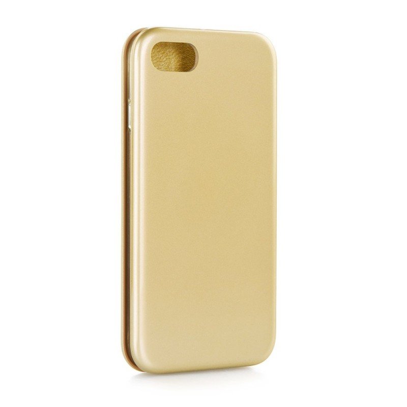 Forcell Θήκη Βιβλίο Flip Case Elegance Premium Για Apple iPhone X / XS  Χρυσό