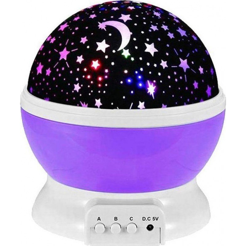 Star Master Περιστρεφόμενο φωτιστικό δωματίου / Dream Rotating Projection Lamp Purple