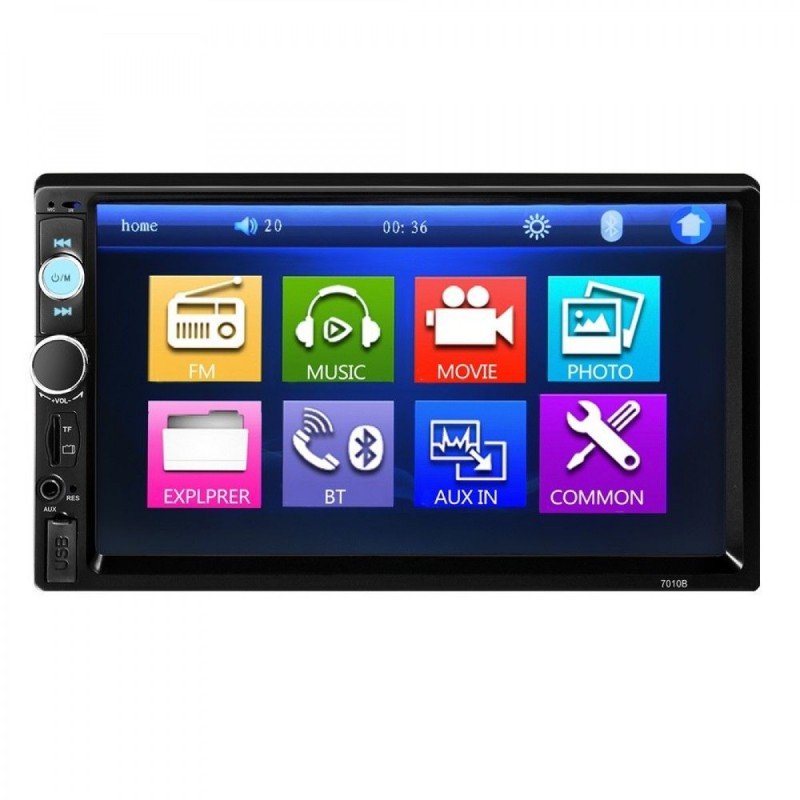 Multimedia Οθόνη Αφής Αυτοκινήτου 7″ 2Din MP3, Bluetooth, USB, SD Card – OEM 7010B