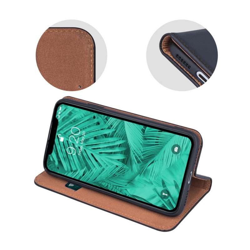 Θήκη Βιβλίο Genuine Leather case Smart Pro Για Huawei P30 Pro Μαύρο