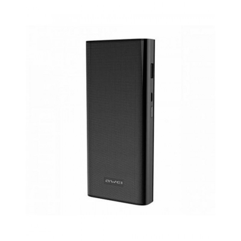 Awei P77K Fast Adaptive Charge Power Bank 12000 mAh - Μαύρο