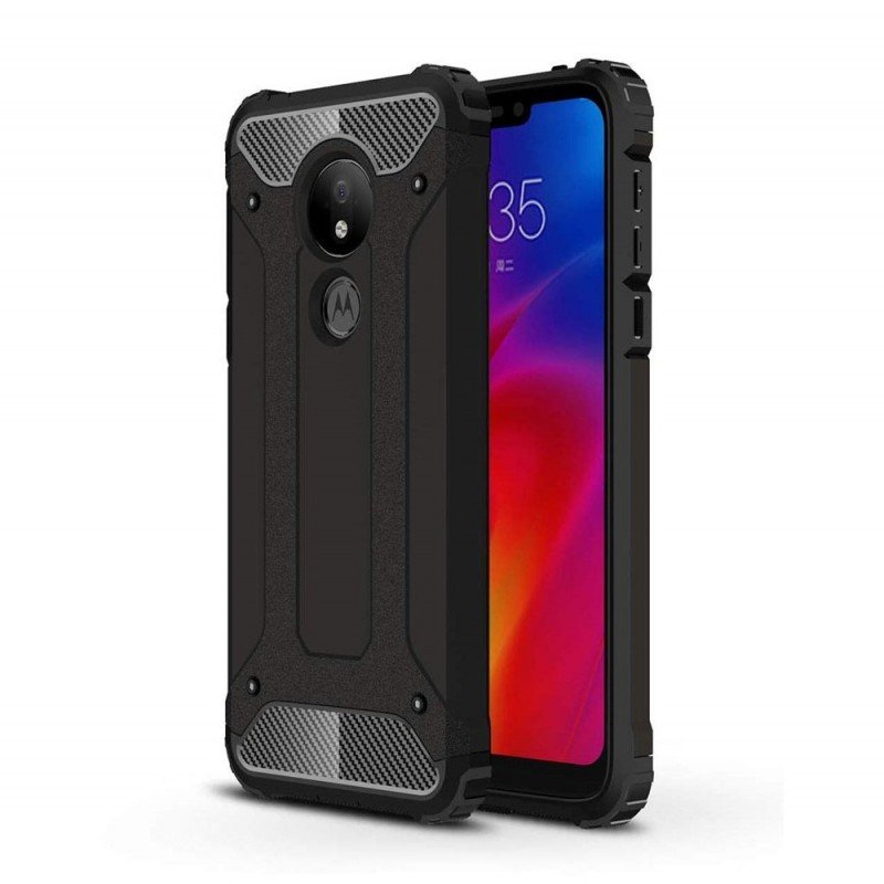 Θήκη Armor Back Cover Για Motorola Moto G7 Power Μαύρο