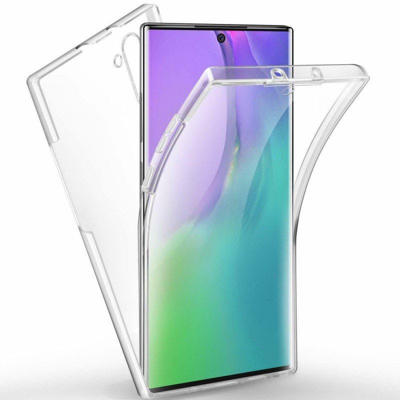 Oem Θήκη 360° Full Cover Σιλικόνης ΓΙΑ Samsung Galaxy Note 10 Διάφανο