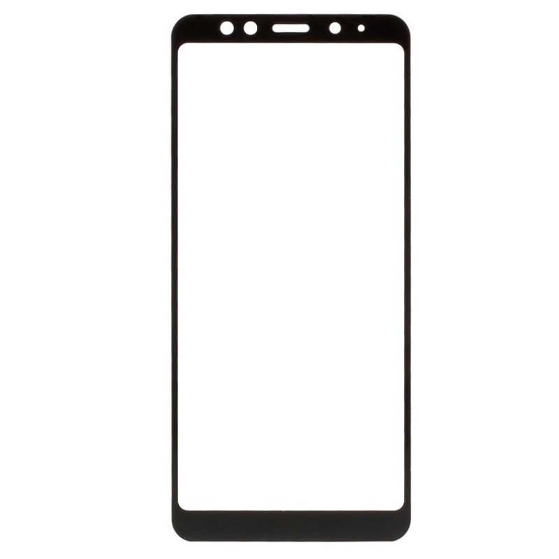 Oem Full Face Tempered glass Box Για Samsung Galaxy J4 2018 Μαύρο