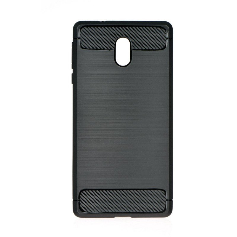 OEM Θήκη Σιλικόνης Carbon Για Nokia 4.2  Μαύρο