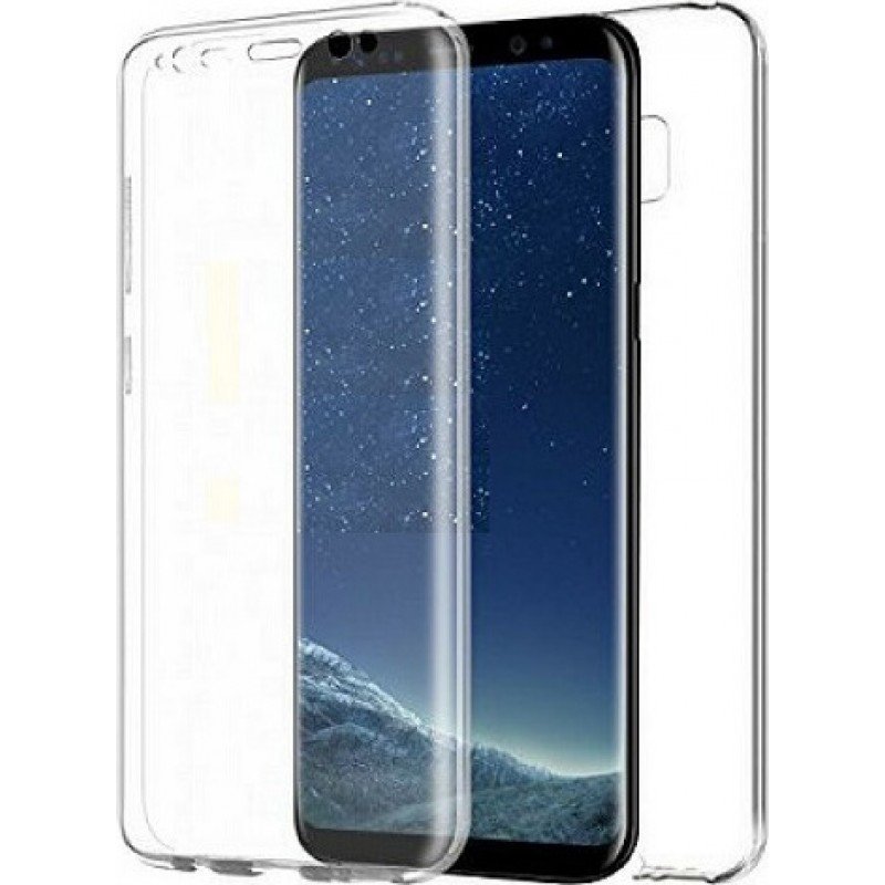 Oem Θήκη 360° Full Cover Σιλικόνης ΓΙΑ Samsung Galaxy S10 Διάφανο