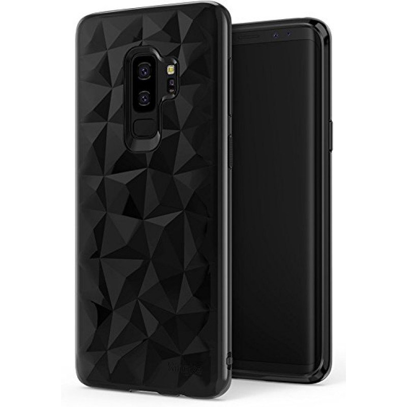 Forcell Air Prism 3D Pattern Θήκη Σιλικόνης Για Samsung Galaxy S9  Μαύρο