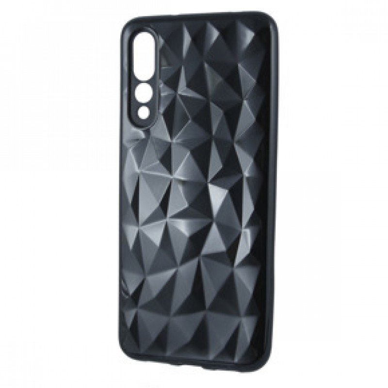 Forcell Air Prism 3D Pattern Θήκη Σιλικόνης Για Huawei P20  Μαύρο