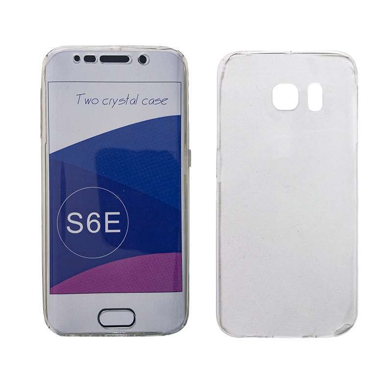 OEM Θήκη Σιλικόνης Full Cover  Για Samsung Galaxy S6 Edge   Διάφανο