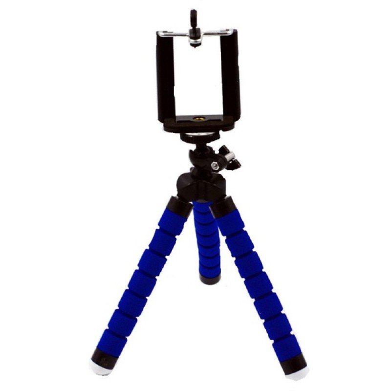 Mini Portable Flexible Tripod Octopus Stand μπλε 