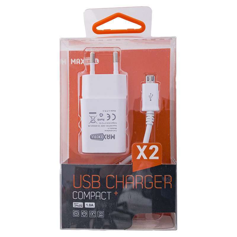 OEM Φορτιστής Ταξιδίου OSL  micro usb 1A Άσπρο