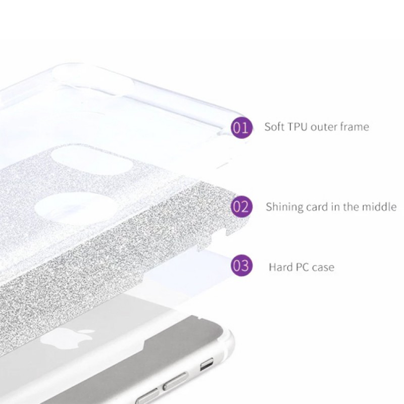Oem Θήκη Shining Χρυσόσκονη Για Xiaomi Redmi Note 12 5G ( Global ) Ροζ