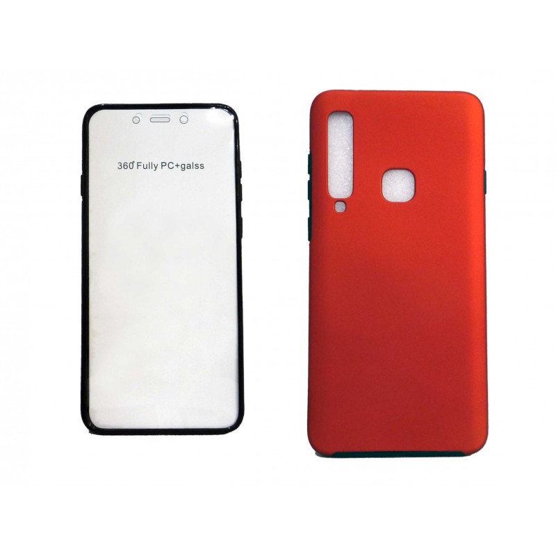 OEM Θήκη Σιλικόνης Full Cover Για Samsung Galaxy A9 2018 / A9s  Κόκκινο