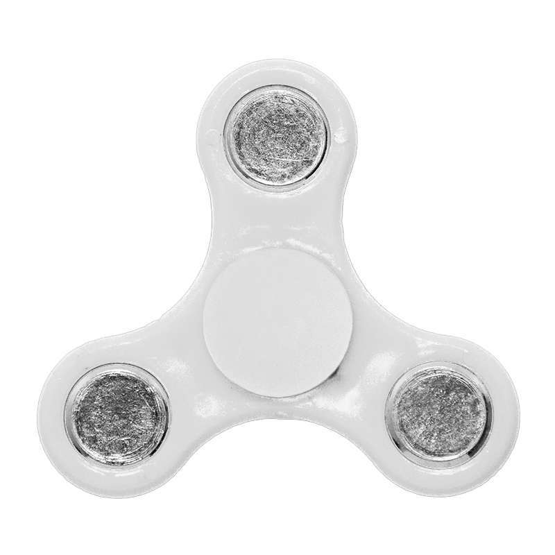 Oem Fidget Spinner Anti Stress Αγχολυτικό Πλαστικό Παιχνίδι Ανακούφισης Στρες 1 minute 'Ασπρο