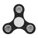 Oem Fidget Spinner Anti Stress Αγχολυτικό Πλαστικό Παιχνίδι Ανακούφισης Στρες 1 minute Μαύρο 'Ασπρο