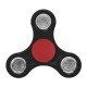 Oem  Fidget Spinner Anti Stress Αγχολυτικό Πλαστικό Παιχνίδι Ανακούφισης Στρες 1 minute Μαύρο Κόκκινο