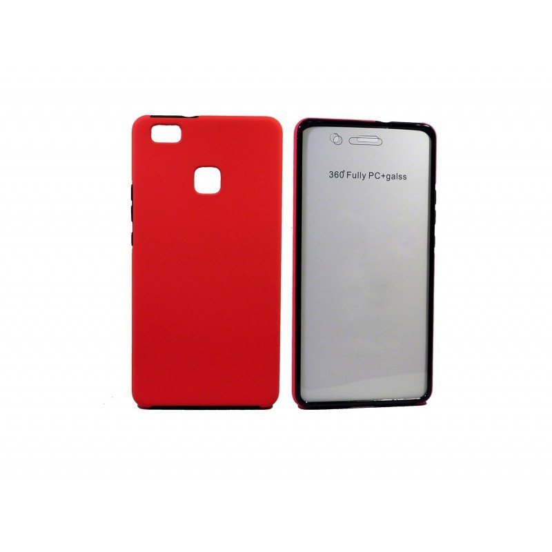 OEM Θήκη Σιλικόνης Full Cover Για Huawei Ascend P10 Lite  Κόκκινο