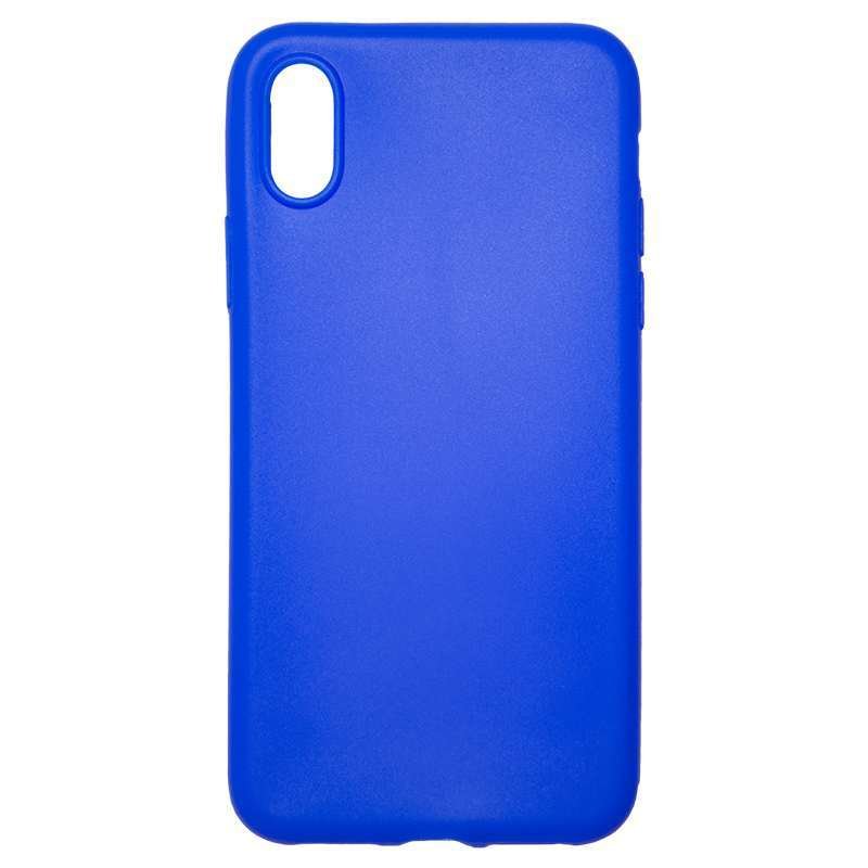 Oem Θήκη Σιλικόνης Matt 1,2 mm Για Apple iPhone X / XS  Μπλε