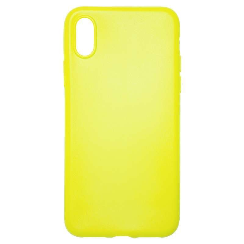 Oem Θήκη Σιλικόνης Matt 1,2 mm Για Apple iPhone X / XS  Κίτρινο