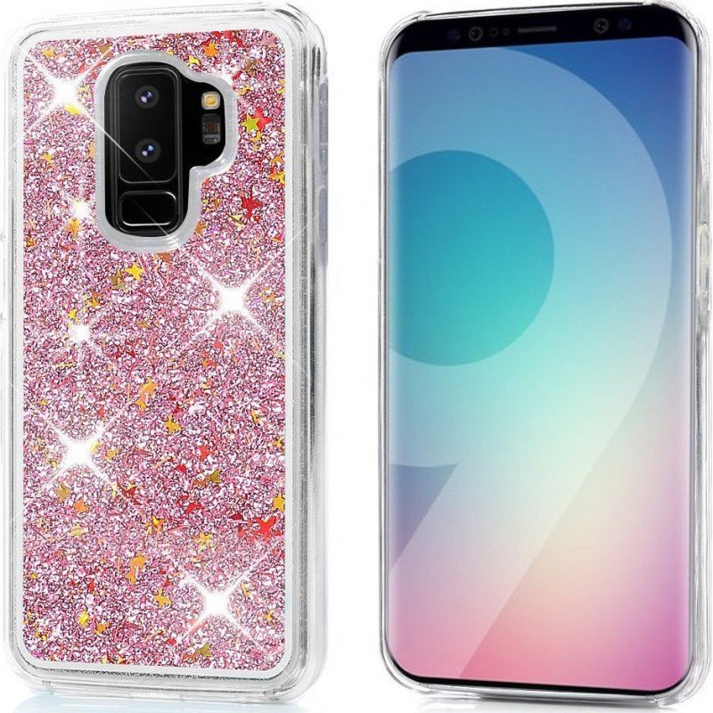 Oem Θήκη TPU Με Υγρό Glitter Για    Samsung Galaxy S9  Σχέδια