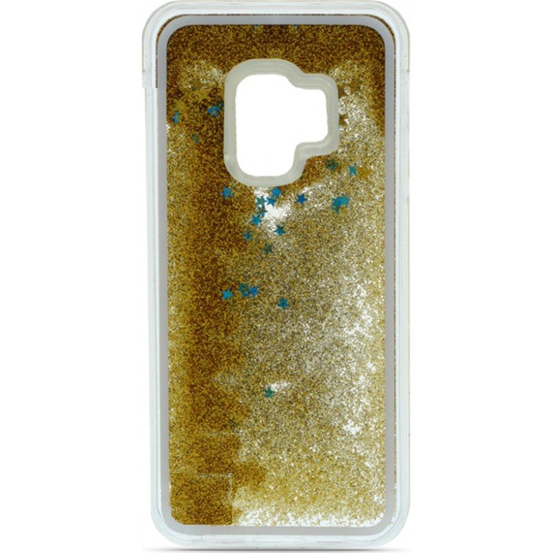 Oem Θήκη TPU Με Υγρό Glitter Για    Samsung Galaxy S9  Σχέδια