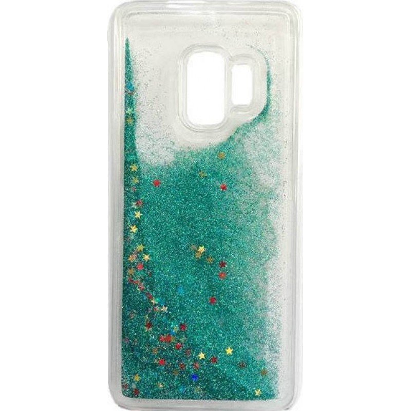 Oem Θήκη TPU Με Υγρό Glitter Για    Samsung Galaxy S9 Plus  Σχέδια