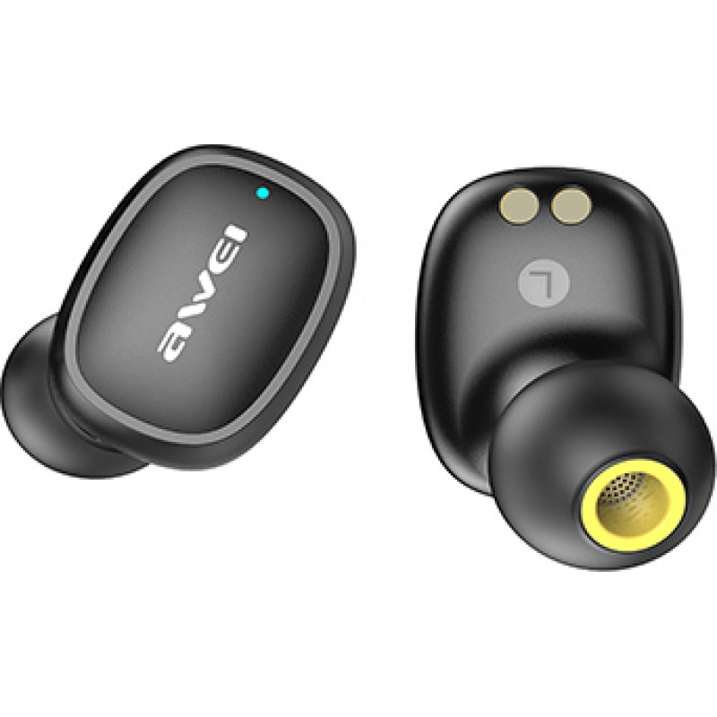 Awei T13 Ασύρματα Bluetooth Ακουστικά Αδιάβροχα Bluetooth 5.0 TWS Μαύρο