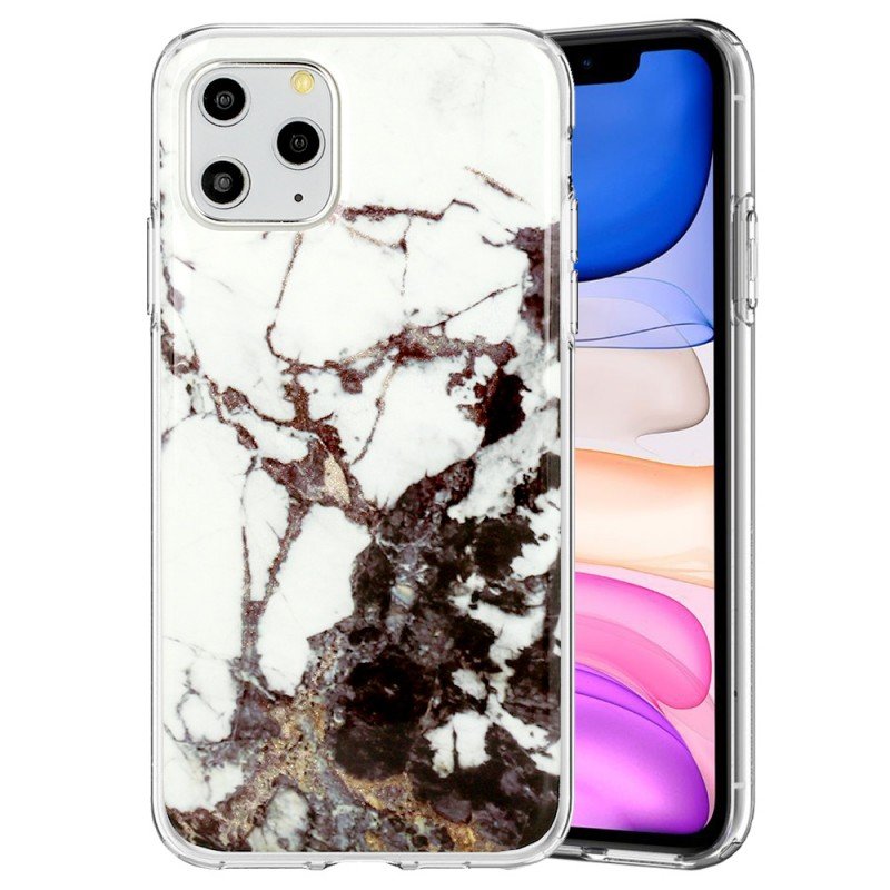 Oem Θήκη Σιλικόνης Marmur case Design 2 Για Xiaomi Redmi Note 9 Pro / Redmi Note 9s / Note 9 Pro Max  Καφέ