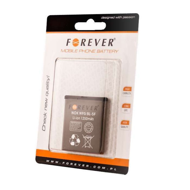  Forever Μπαταρία BL-6F - 1350 mAh Για Nokia N95 8GB / N95i