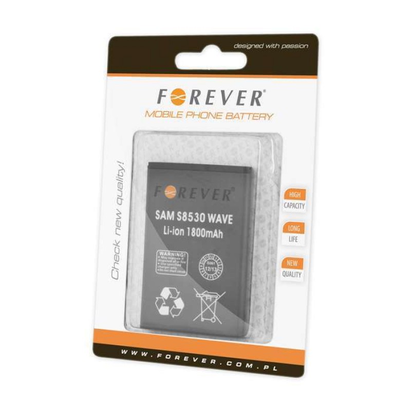 Forever Μπαταρία EB504465VU - 1800mAh Για Samsung Galaxy Wave 2 /S8530