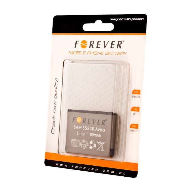 Forever Μπαταρία AB603443CU - 1100mAh Για Samsung Galaxy Avila S5230