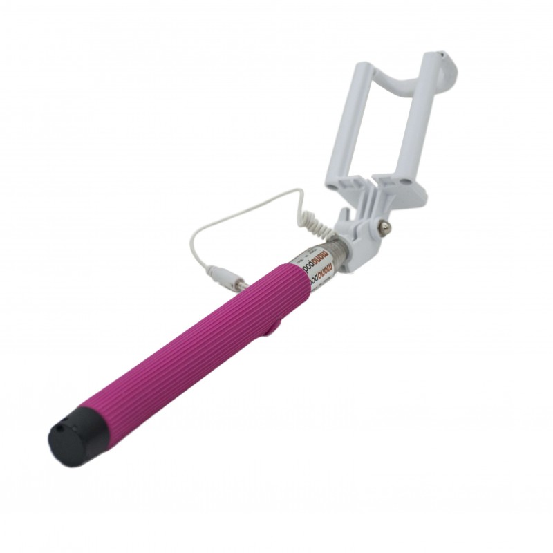 OEM Selfie Stick Με Καλώδιο Ροζ (235)