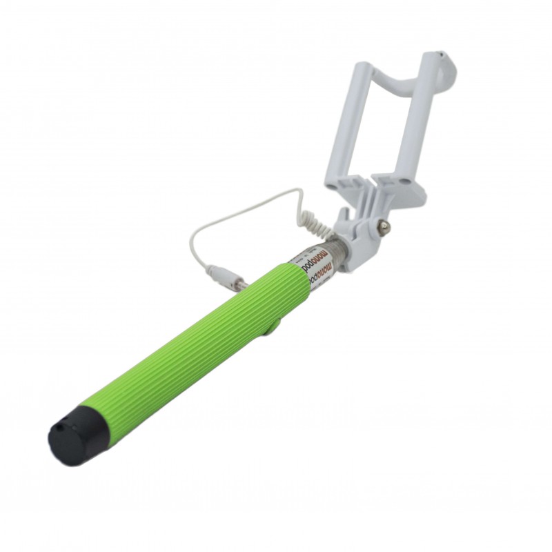 OEM Selfie Stick Με Καλώδιο Πράσινο (235)