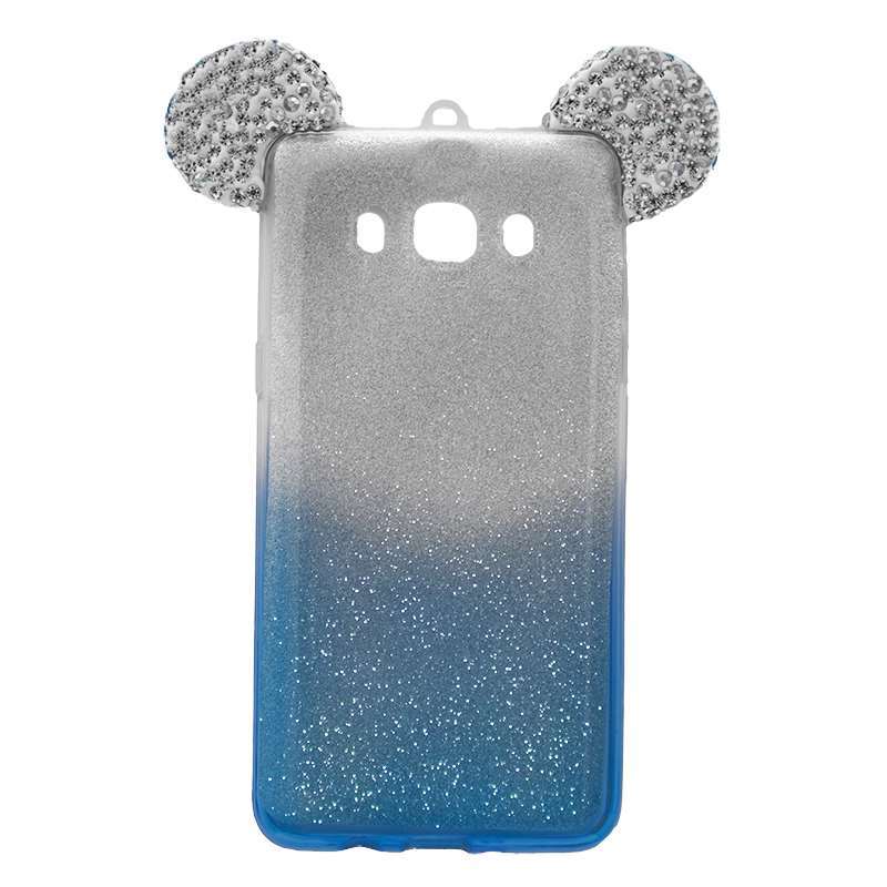  OEM Θήκη Σιλικόνης Με Σχέδιο Αυτιά Mickey  Glitter Για Apple iPhone 7 / 8 Plus  Σχέδια